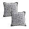 SOGA 2X 17.7 inches Abstract Grid Monochrome Decorative Pillowcase SOGA 2X 17.7 inches Abstract Grid Monochrome Decorative Pillowcase