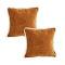 SOGA 2X 45cm Rust Orange Pillowcase