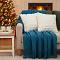 SOGA 2X 45cm Cream Pom-Pom Grid Decorative Pillowcases – Cozy Accent Covers