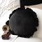 SOGA 2X 17.7 inches Black Vintage Edge Round Pillowcase – Butterfly Accent SOGA 2X 17.7 inches Black Vintage Edge Round Pillowcase – Butterfly Accent