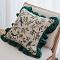 SOGA 2X 17.7in Emerald Avian Oasis Decorative Pillowcases – Elegant Covers SOGA 2X 17.7in Emerald Avian Oasis Decorative Pillowcases – Elegant Covers