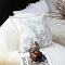 SOGA 2X 17.7 inches Gray Floral Decorative Pillowcases – Elegant Covers SOGA 2X 17.7 inches Gray Floral Decorative Pillowcases – Elegant Covers