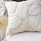 SOGA 2X 17.7 inches Luxe Cream Quilted Pillowcases - Decorative Covers