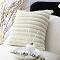 SOGA 2X 17.7 inches Boho Cream Tassel Throw Pillow Covers