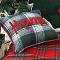 SOGA 2X 17.7 inches Rustic Plaid "Home" Accent Decorative Pillow Covers SOGA 2X 17.7 inches Rustic Plaid "Home" Accent Decorative Pillow Covers