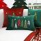 SOGA 2X 11.8x19.7 inches Green Christmas Tree Decorative Pillowcases