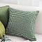 SOGA 2X 17.7 inches Forest Green Geometric Decorative Pillow Cover SOGA 2X 17.7 inches Forest Green Geometric Decorative Pillow Cover