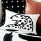 SOGA 2X 17.7 inches Playful Dalmatian Spots Decorative Pillowcases SOGA 2X 17.7 inches Playful Dalmatian Spots Decorative Pillowcases