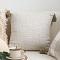 SOGA 2X 17.7 inches Natural Linen Texture Decorative Pillowcases