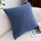 SOGA 2X 17.7 inches Textured Navy Decorative Pillowcases SOGA 2X 17.7 inches Textured Navy Decorative Pillowcases