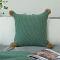 SOGA 2X 17.7 inches Pillowcase with Decorative Pom-Poms (Sage Green) SOGA 2X 17.7 inches Pillowcase with Decorative Pom-Poms (Sage Green)