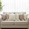 SOGA 6PC Pillow Set – Brown & Ivory Diamond Knit Pom Pom Covers for sofa
