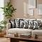 SOGA 6PC 45cm Vintage & Black Floral Decorative Pillow Cover Set for Sofa SOGA 6PC 45cm Vintage & Black Floral Decorative Pillow Cover Set for Sofa