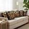 SOGA 6PC 45cm Black & Mustard Gold Velvet Pillow Set – Floral & Ruffle