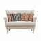 SOGA 6PC 45cm Rust Orange & Off-White + Black & White Stripe Pillow Set