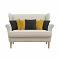 SOGA 6PC Pillow Cover Set – 3 Sunshine Yellow Diamond Knit & Charcoal Grey 