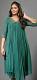 Hand embrodiery gorgette kurthi-sea green Hand embrodiery gorgette kurthi-sea green