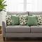 SOGA 5PC Garden Bloom Floral & Sage Chevron Tassel Pillow Covers SOGA 5PC Garden Bloom Floral & Sage Chevron Tassel Pillow Covers
