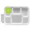 Biodegradable 6 Compartment Bagasse Meal Tray Thali 400 Pcs (8 Packs Of 50) Biodegradable 6 Compartment Bagasse Meal Tray Thali 400 Pcs (8 Packs Of 50)