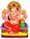 Eco-friendly Clay 8" Ganpati Murti for Ganesh Puja Visarjan Eco-friendly Clay 8" Ganpati Murti for Ganesh Puja Visarjan