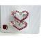 Crystals Heart Barrette Pink Hair Clips
