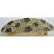 Fully Encrusted Black Jet Clear Crystals Bridal Hair Barrette Fully Encrusted Black Jet Clear Crystals Bridal Hair Barrette
