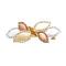 Golden Smoked Topaz Clear Crystals Pretty Hair Barrette Golden Smoked Topaz Clear Crystals Pretty Hair Barrette