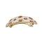 Smoked Topaz Crystals Hair Barrette Bridal Hair Jewelry Smoked Topaz Crystals Hair Barrette Bridal Hair Jewelry