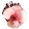 Purple Metal Flower Shaped Hair Doodle Rubber Band