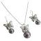 Vibrant Color Beautiful Gift Cool Mauve Pearls Prom Jewelry