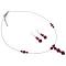 Discounted Bridal Swarovski Siam Swarovski Jewelry Set
