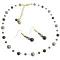 Elegant Bronze & Brown Swarovski Pearls Bridal Jewelry Set