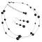 Gorgeous Purple Pearl Double Stranded Necklace Set Gorgeous Purple Pearl Double Stranded Necklace Set