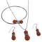 Fascinating Rhinestones Coral Pearls Wedding Jewelry Set Fascinating Rhinestones Coral Pearls Wedding Jewelry Set