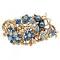 Exquisite Elegant Blue & Yellow Crystals Bouquet Brooch Exquisite Elegant Blue & Yellow Crystals Bouquet Brooch
