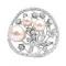 Unique Round Ivory Pearls Brooch Pin Unique Round Ivory Pearls Brooch Pin
