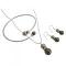 Low Cost Yet Classy Bronze & Brown Pearls Jewelry Set