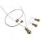 Bridesmaid Bridal Flower Girls Swarovski Jewelry Set