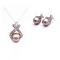 Gorgeous Swarovski Platinum Champagne Necklace Set Gorgeous Swarovski Platinum Champagne Necklace Set