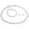Finest Natural Freshwater Pearls Jewelry Set with Bracelet