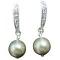 Trendy Handmade Latte Pearl Surgical Post Earrings