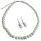Bridal Jewelry Ivory Pearls w/ Diamond Like Space Matron of Honor Bridal Jewelry Ivory Pearls w/ Diamond Like Space Matron of Honor