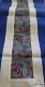Royal Blue Silk Embroidered Table Runner