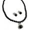 Stunning Black Swarovski Pearl Pendant Jewelry Set Stunning Black Swarovski Pearl Pendant Jewelry Set