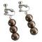 Women Pearls Clip On Earrings Jewelry Bronze Pearls Women Pearls Clip On Earrings Jewelry Bronze Pearls