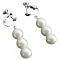 Faux Ivory Pearls Clip On Stylish Earrings