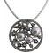 Antique Pendant with Gray Pearls & Black Diamonds Antique Pendant with Gray Pearls & Black Diamonds