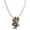 Antique Design Smoked Topaz & Lite Colorado Crystals Necklace