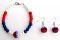 Red White & Blue 4th of July Patriotic Bracelet Earrings Jewelry Red White & Blue 4th of July Patriotic Bracelet Earrings Jewelry