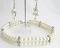 Classic Splendid Double Stranded Wedding Necklace W/Grape Bunch Classic Splendid Double Stranded Wedding Necklace W/Grape Bunch